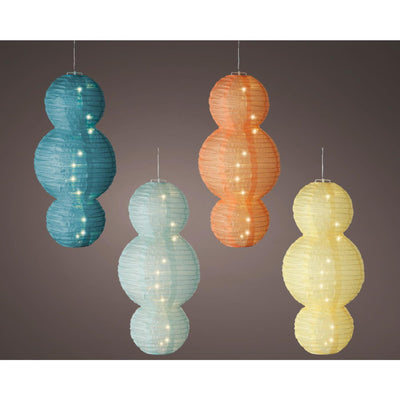 Lanterne solaire Lumineo nylon ø28x58cm