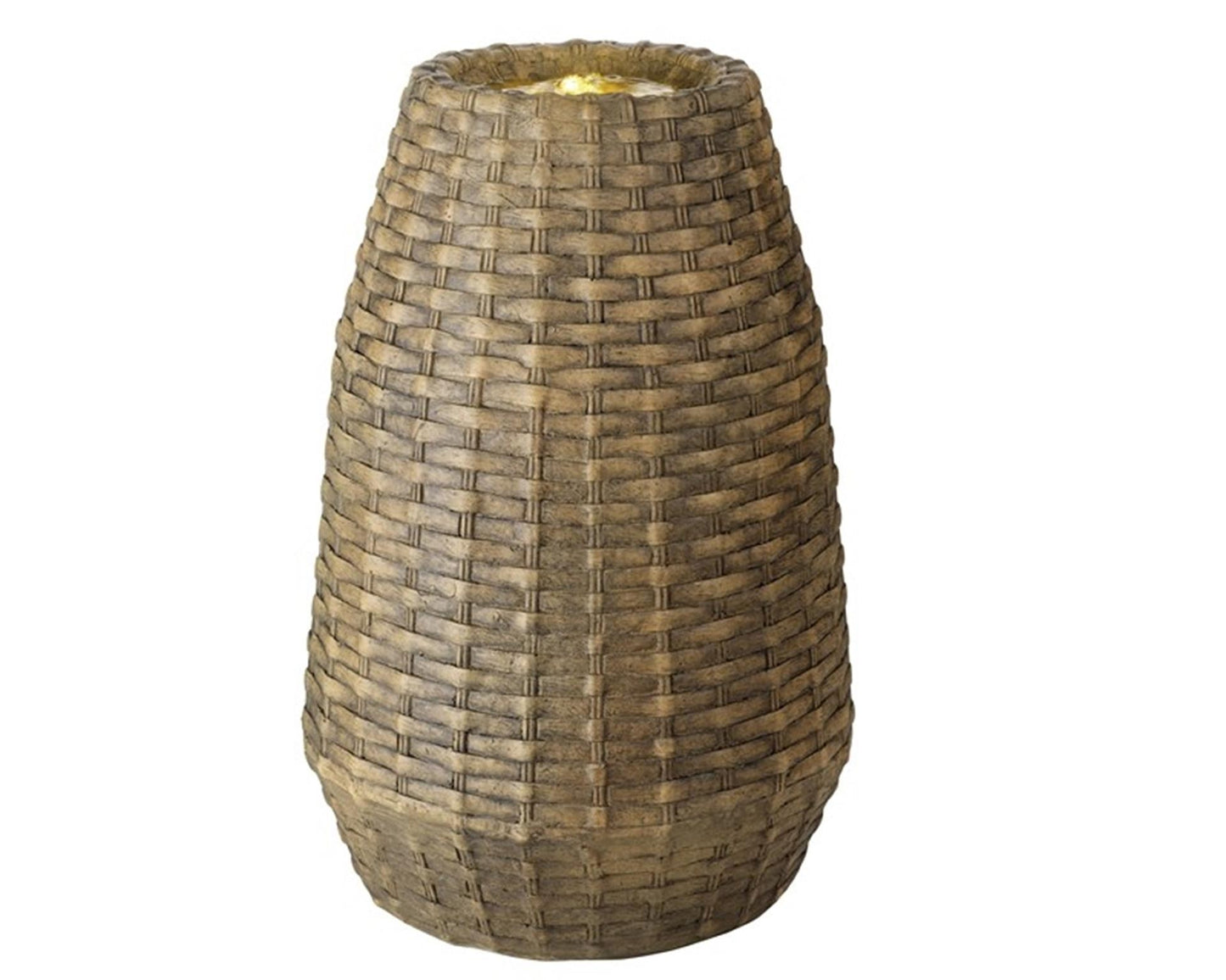Fontaine LED Lumineo osier 35x50cm extérieur