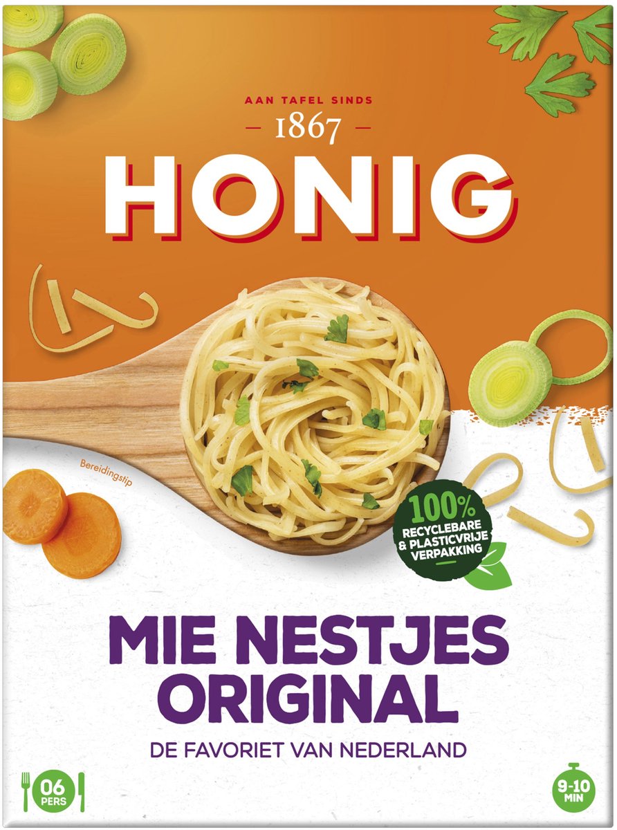 Nids de nouilles fines Honig (5x 500gr)