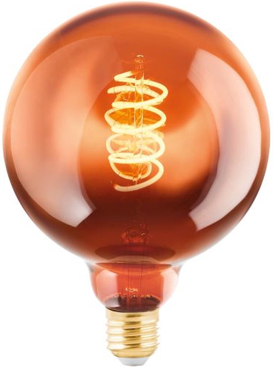 Lampe LED Eglo - E27 - ø 12,5 cm - cuivre - 2000k - dimmable