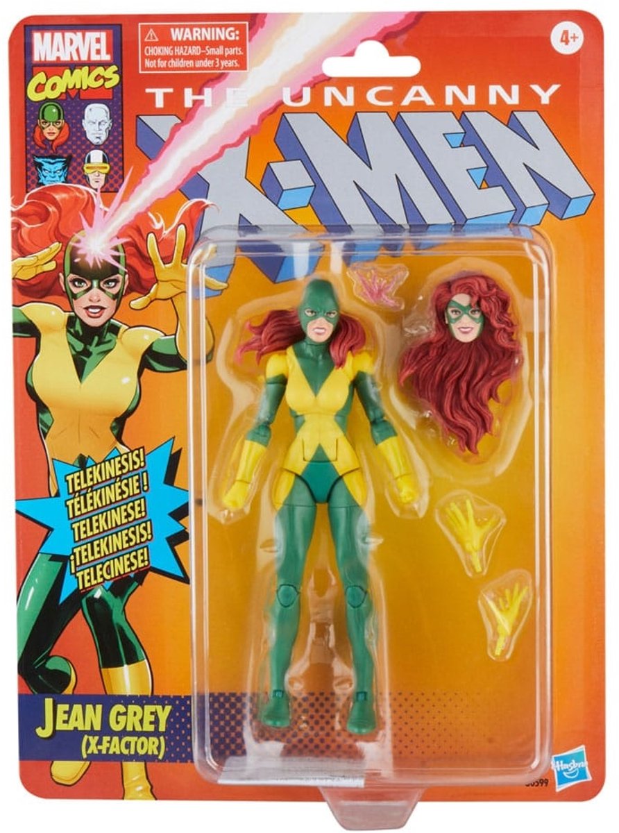 Hasbro l'étrange figurine x-men marvel legends jean gris (x-factor) figurine 15 cm