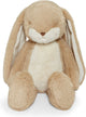Bunnies by the bay disquette grignoter lapin - peluche - peluche pour enfants - détails brodés - amande - 52 cm