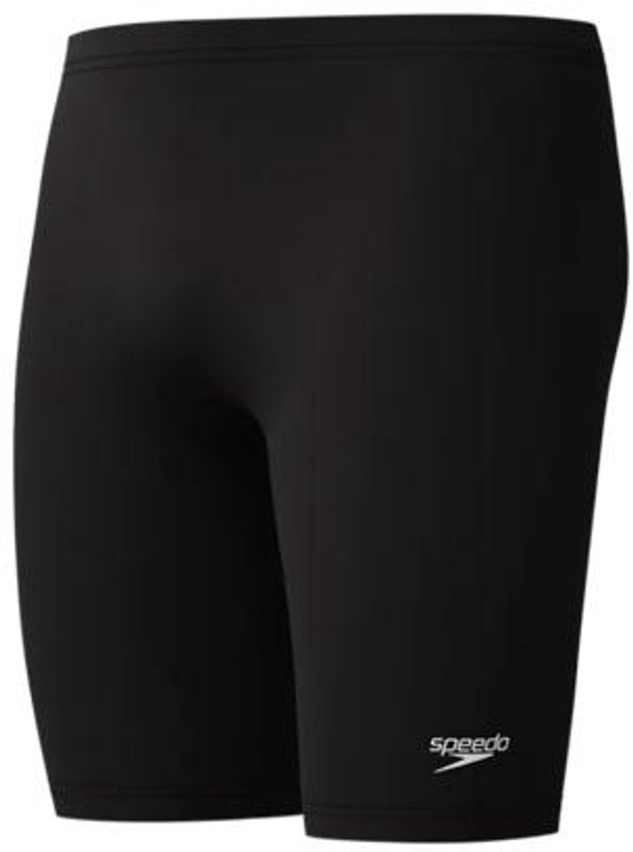 Maillot de bain sport homme Speedo endurance+ logo jammer - noir et blanc