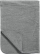 Couverture pour berceau Meyco baby uni - tissée - gris - 75x100cm - 1,0 tog