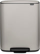 Poubelle Brabantia bo - 60 litres - 1 compartiment - gris soft