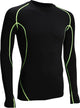 Chemise de compression Avento - manches longues - homme - noir jaune - taille l