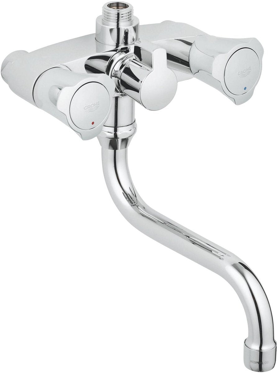 Robinet de douche Grohe costa l - 12 cm - avec inverseur - sans raccords - chromé