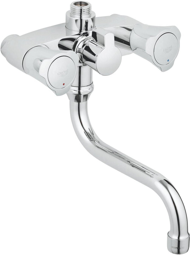 Robinet de douche Grohe costa l - 12 cm - avec inverseur - sans raccords - chromé