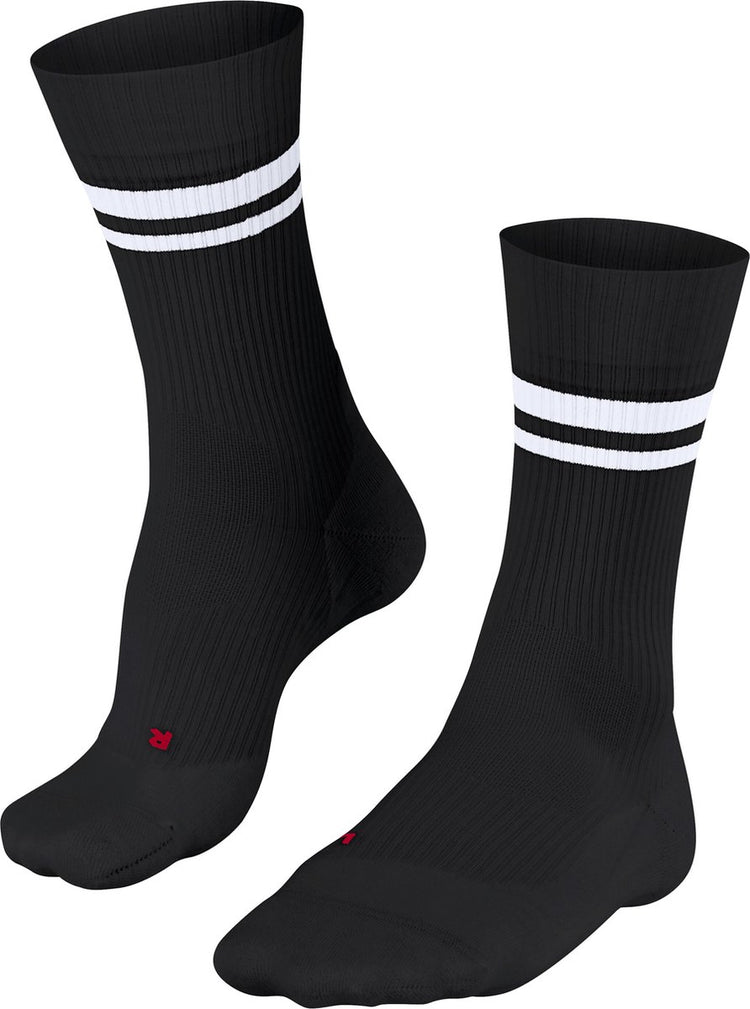 Falke te4 chaussettes de tennis classiques anti ampoules, chaussettes de sport en coton à rembourrage léger hommes noir - taille 39-41