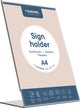 Porte-cartes Europel debout - l-standard - a4 - 21 x 29,7 cm - transparent