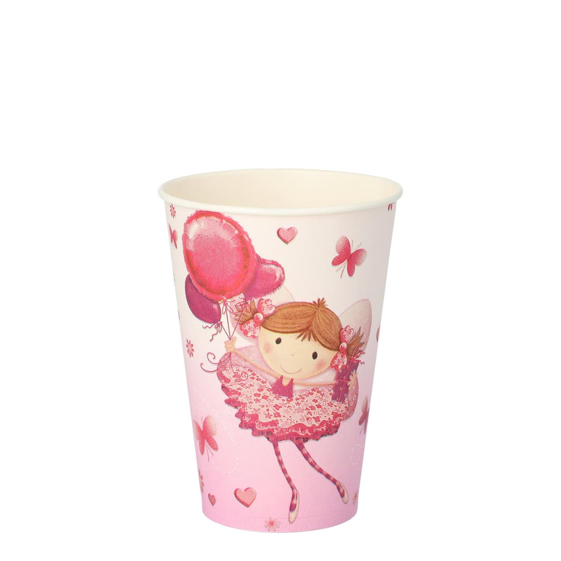 Papstar gobelets petite danseuse carton 0,2l 10 pcs
