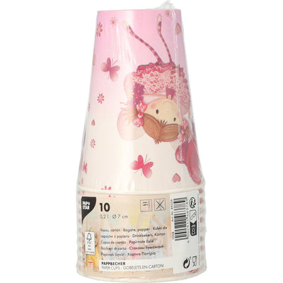 Papstar gobelets petite danseuse carton 0,2l 10 pcs