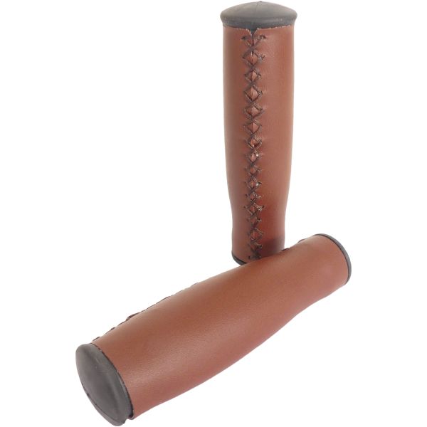 Edge City Grips - 135mm Cuir synthétique Marron foncé