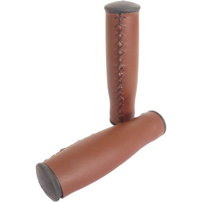 Edge City Grips - 135mm Cuir synthétique Marron foncé
