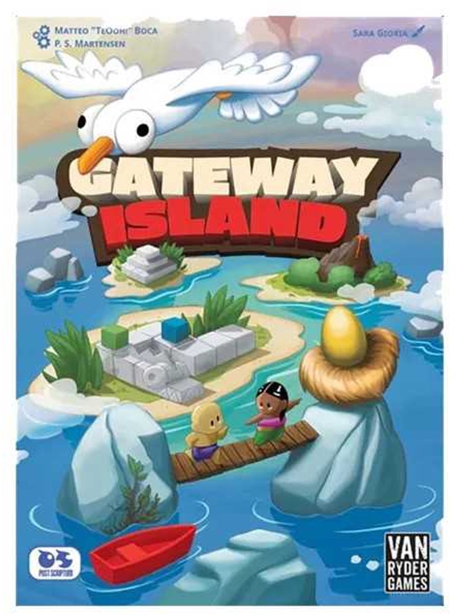 Île passerelle du jeu de société Asmodee - 21 jeux dans une boîte.