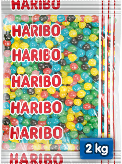 Haribo dragibus soft - bonbons aux saveurs de fruits - sac de 2kg