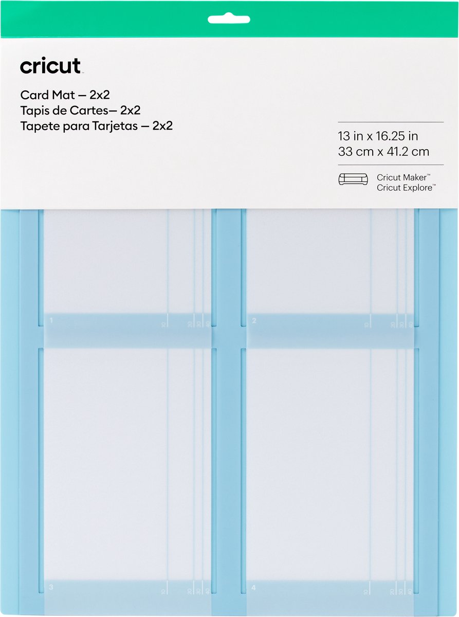 Tapis de découpe Cricut Card Mat bleu