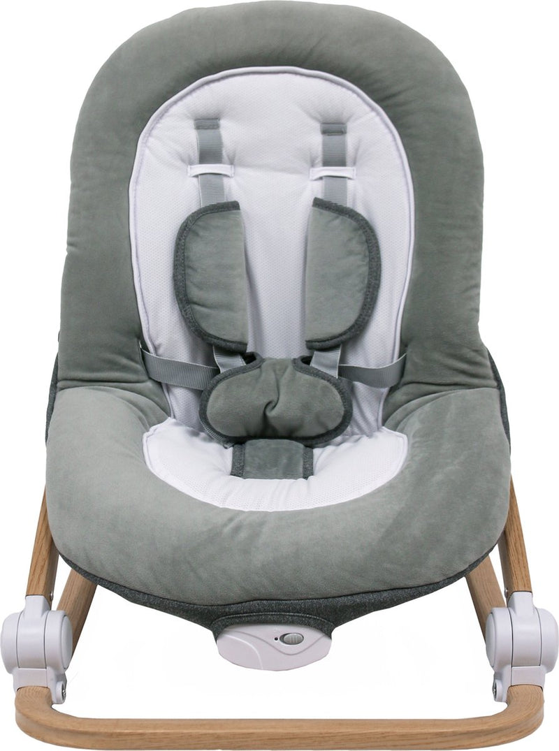 Bo jungle - chaise à bascule et siège en 1 - chaise à bascule - transat - bébé à tout-petit - max. 18 kg - fonctions musique et vibration - bascule blanc pur