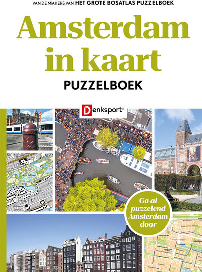 Livre de puzzles sur les sports mentaux - le livre de puzzles sur la carte d'Amsterdam