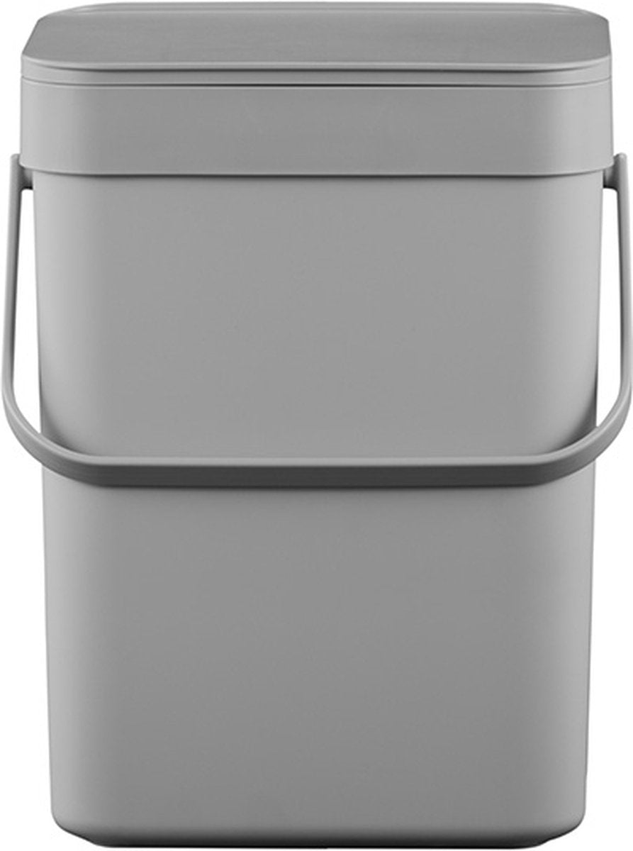 Eko - panier à déchets alimentaires puro ii 7 litres - polypropylène - gris - poubelle