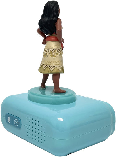 Radio d'alarme Radio 3D Vaiana avec effet léger et sonore.