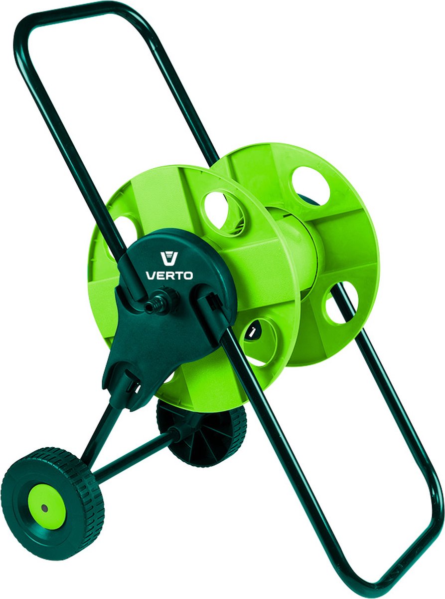 Verto 15g791 - chariot pour tuyau d'arrosage - capacité 45 m - mobile - tworzywa