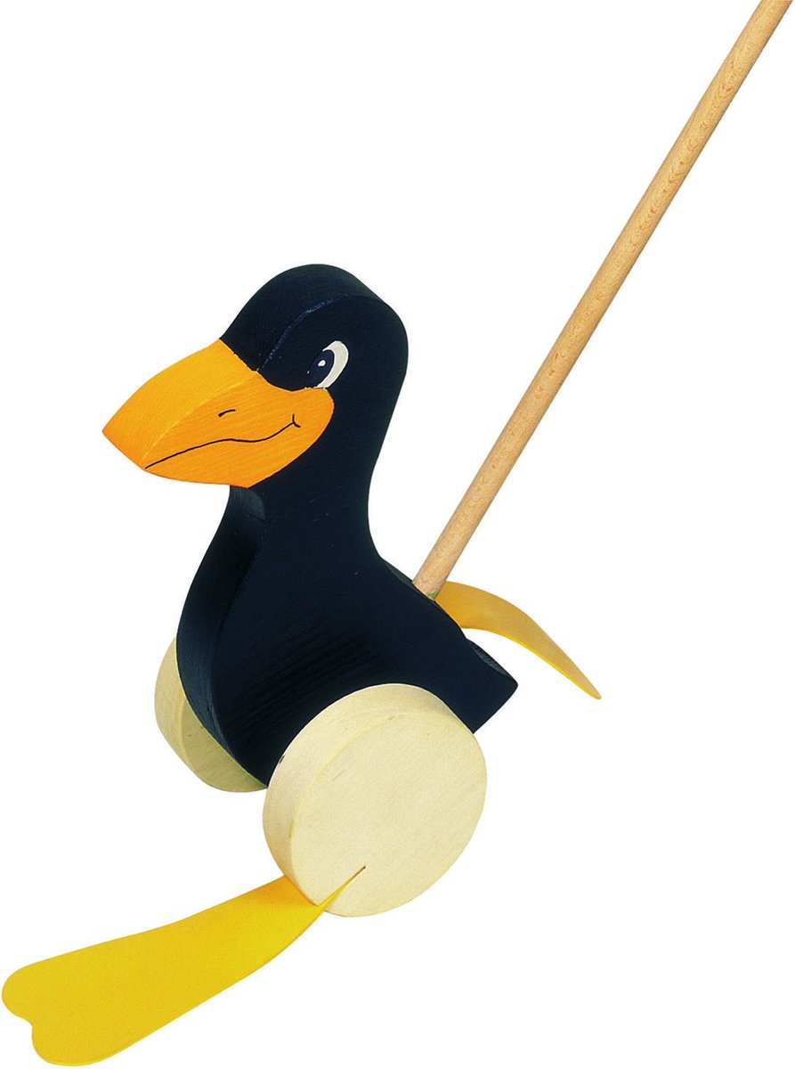 Goki Wooden Push Figure Raven