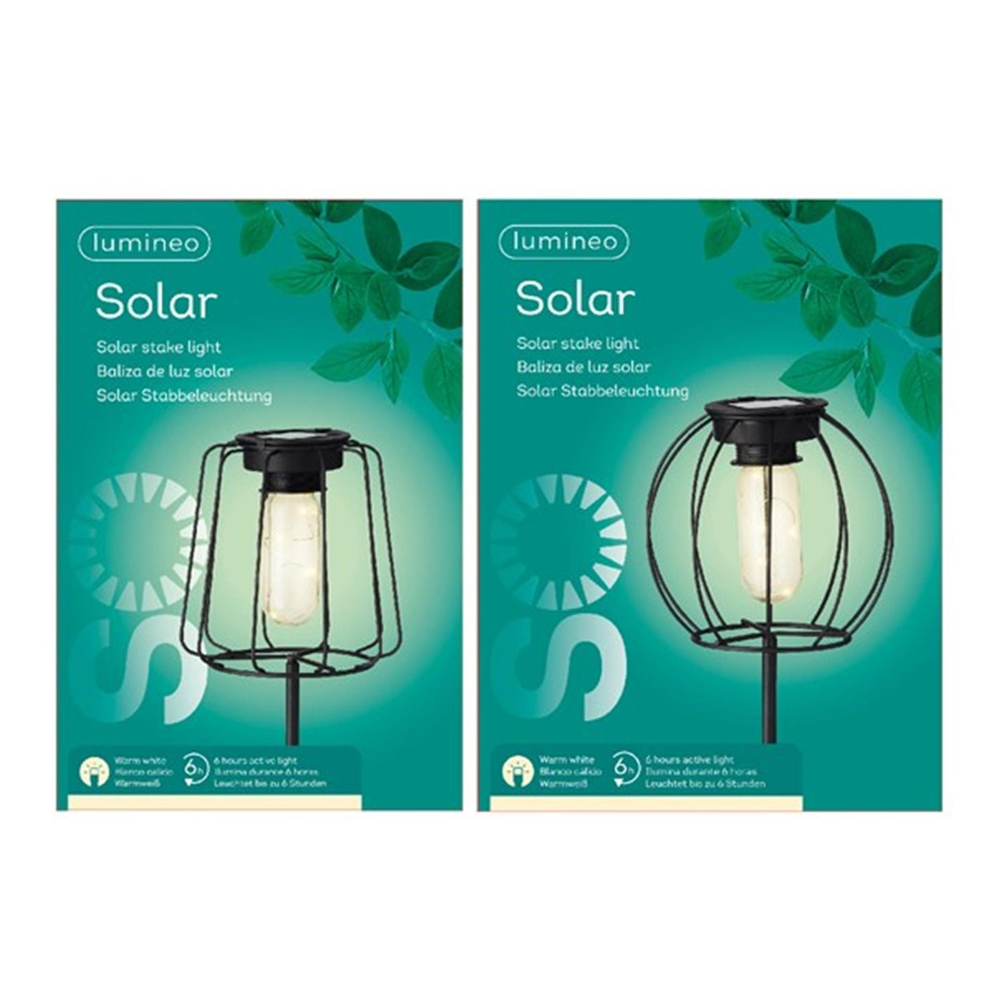 Lanterne solaire LED Lumineo sur prise ø13cm