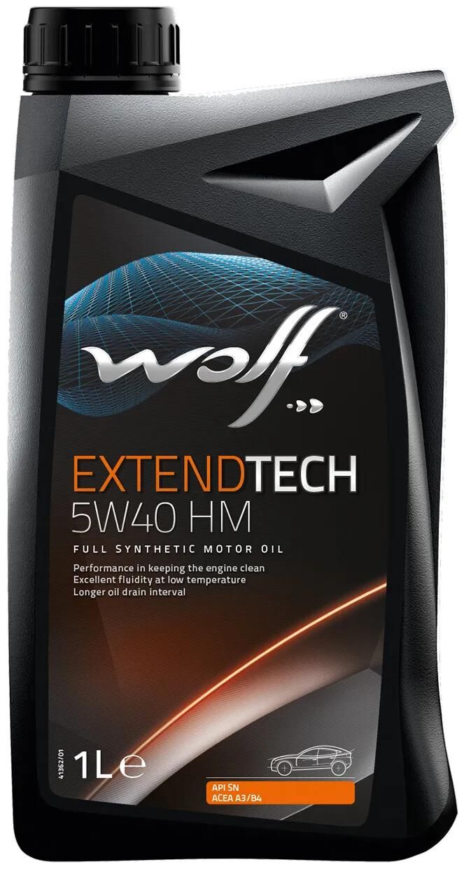 Huile de moteur de loup Extendtech HM. Motoroil 5W40 1L Extendtech HM