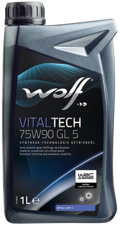 Huile de transmission de loup VittualTech GL5. Huile de vitesse 75W90 1L Vitaltech GL5