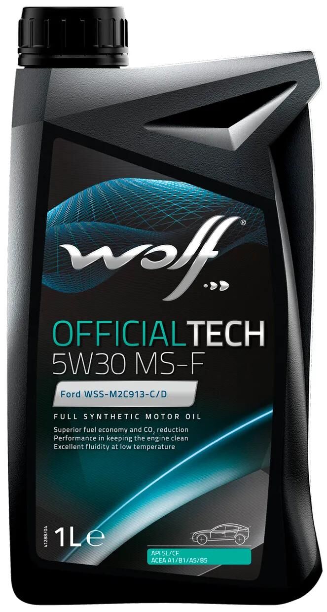 Wolf Motor Oil OfficialTech MS-F. Motoroil 5W30 1L Off.tech MS-F