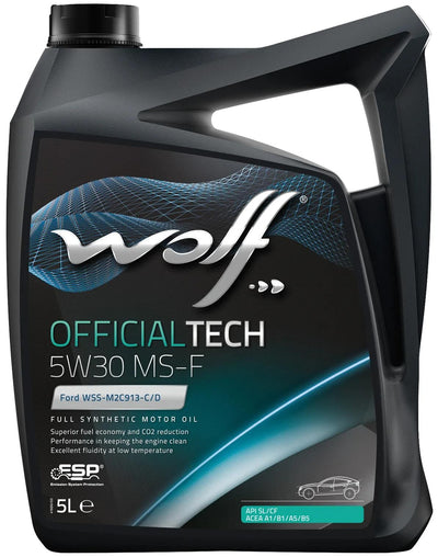 Wolf Motor Oil OfficialTech MS-F. Motoroil 5W30 5L Off.tech MS-F
