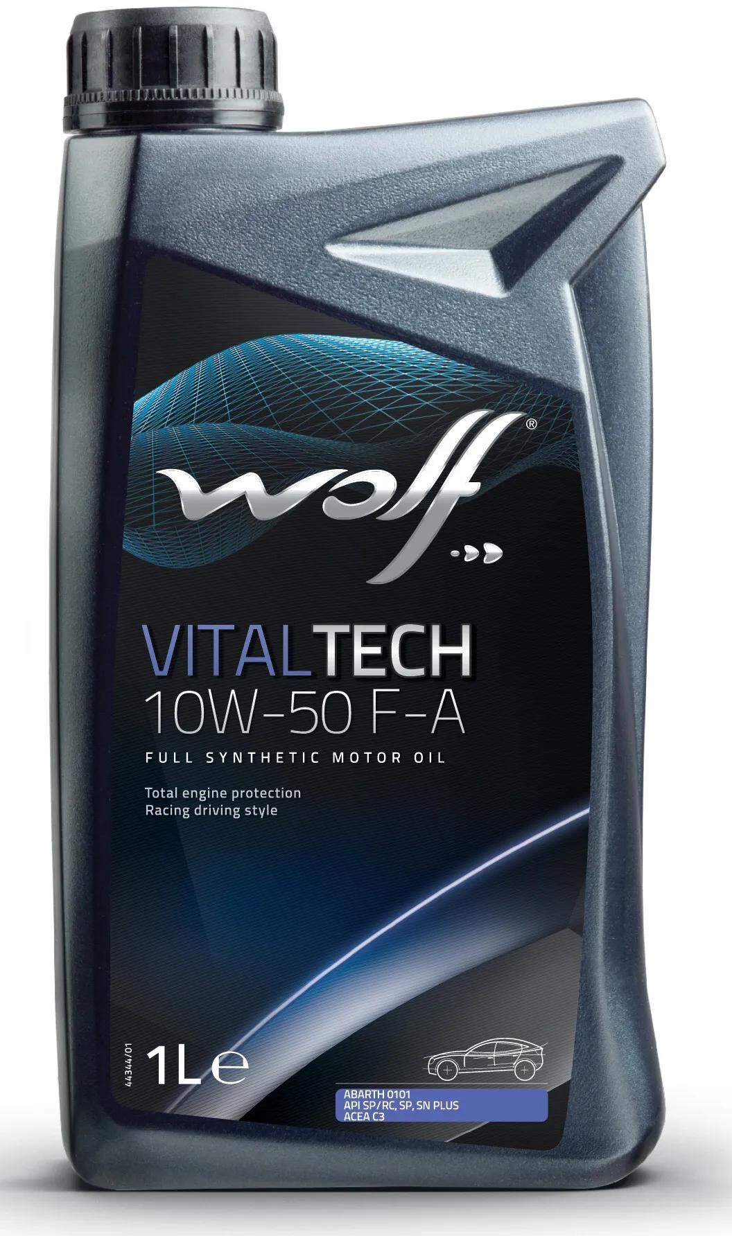 Huile de moteur de Wolf Vittualtech F-A. Motoroad 10W-50 1L Vital Tech F-A
