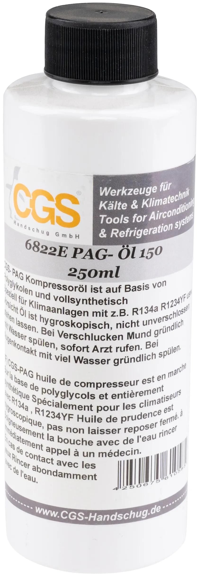 CGS PAG OEL 250 ml ISO150