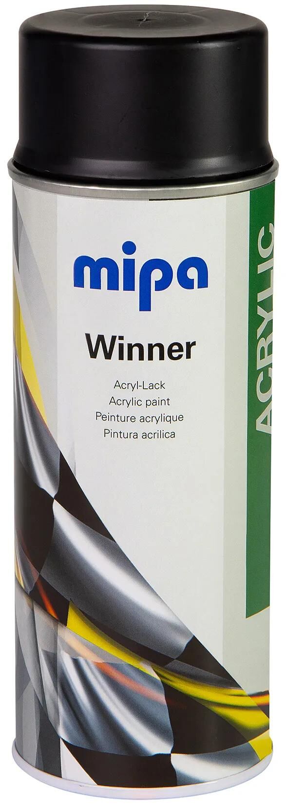 MIPA Acrylique Lacquer Black S.- 400 ml