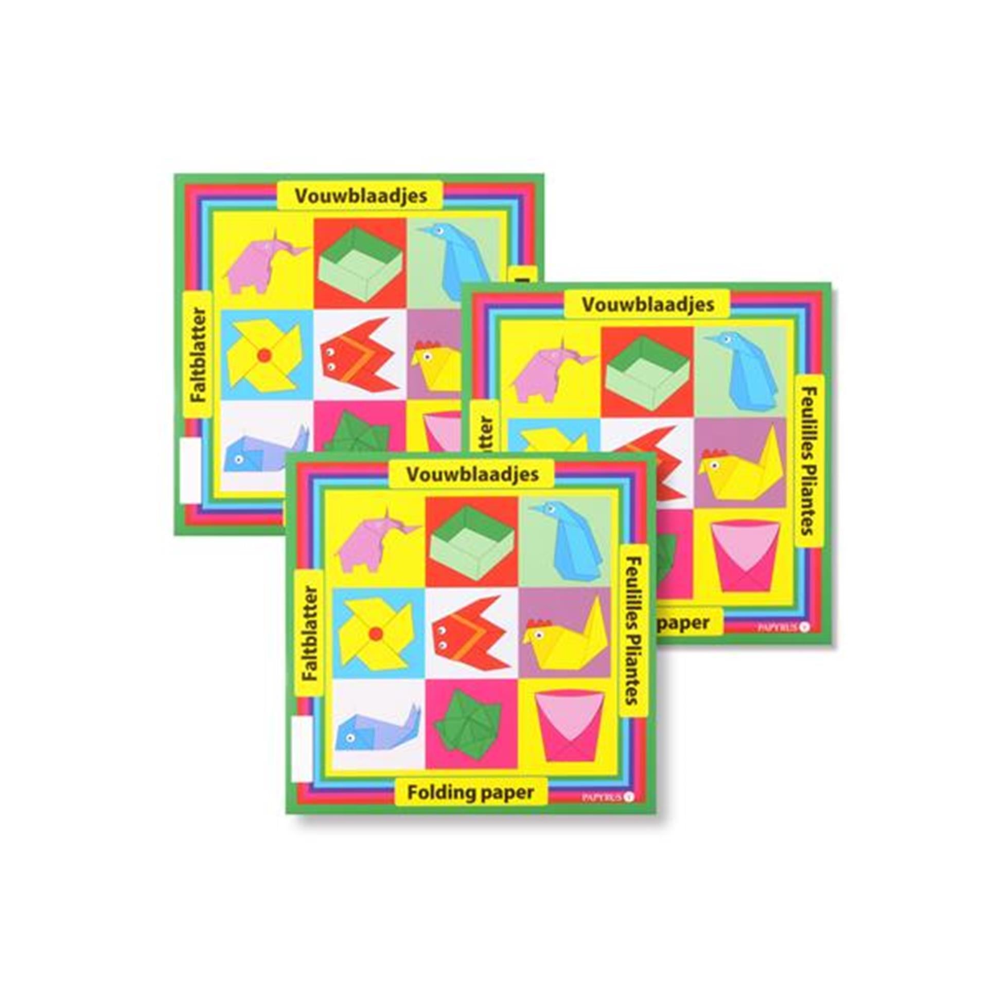 Pages pliantes 16x16cm 90 feuilles