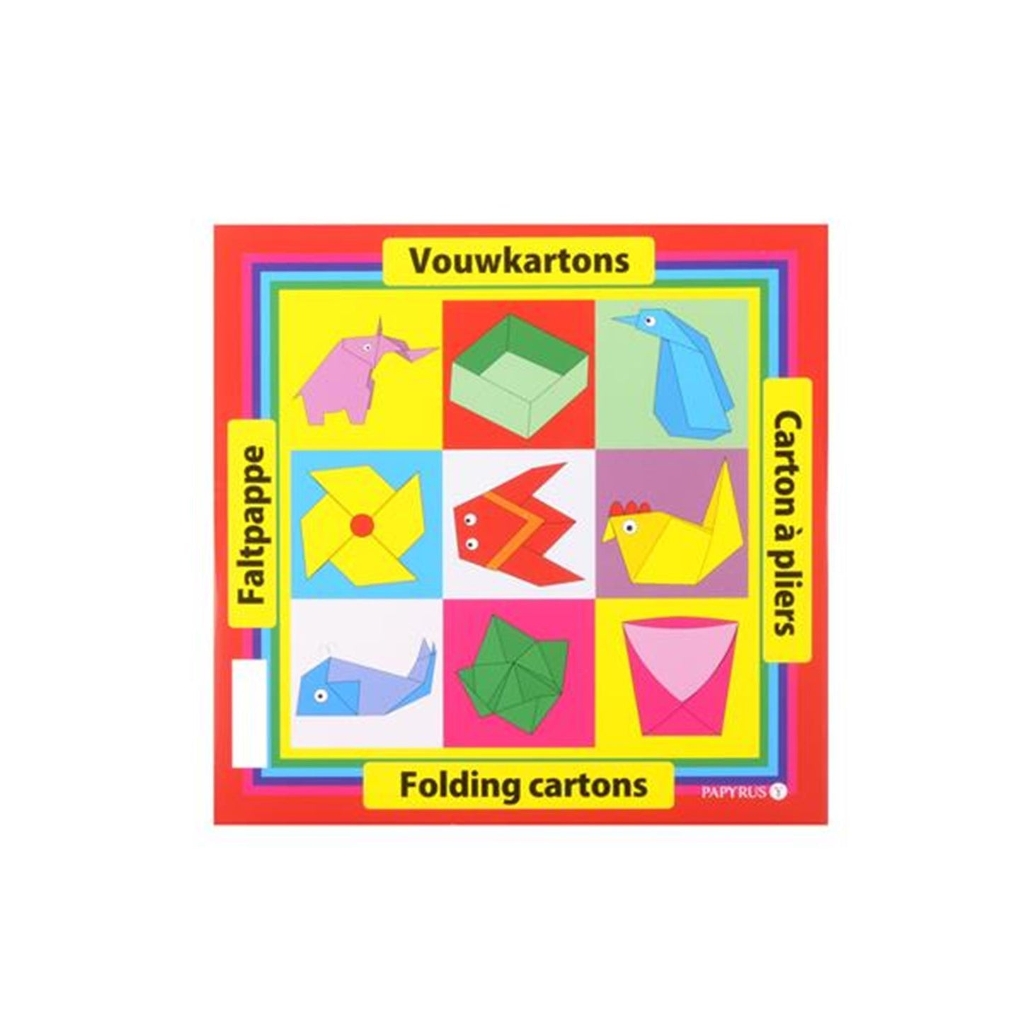 Cartons pliants 12x12cm 40 feuilles