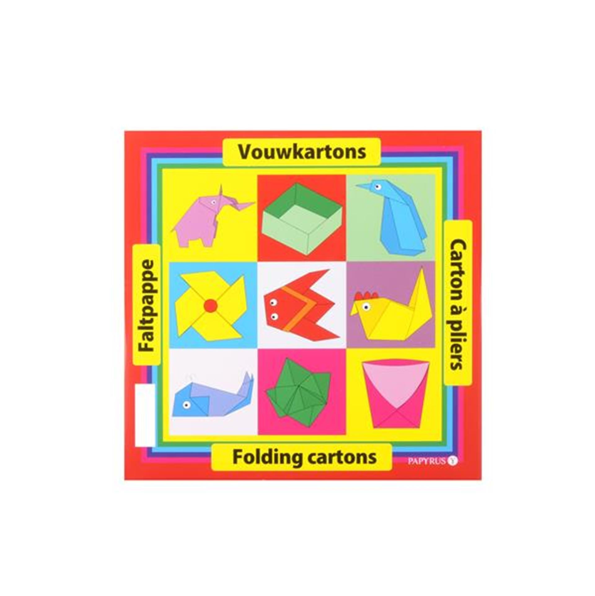 Cartons pliants 20x20cm 40 feuilles