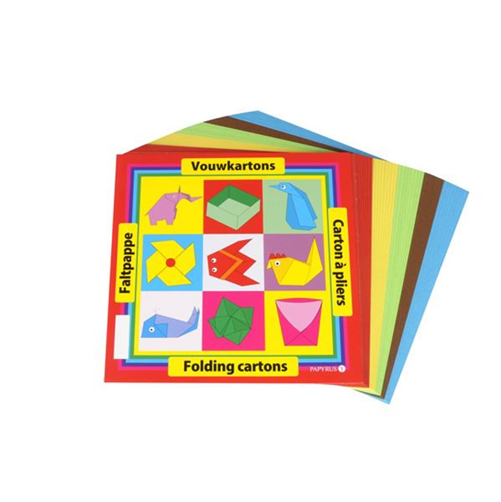 Cartons pliants 12x12cm 40 feuilles