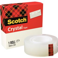 Ruban scotch cristal transparent 600 33m