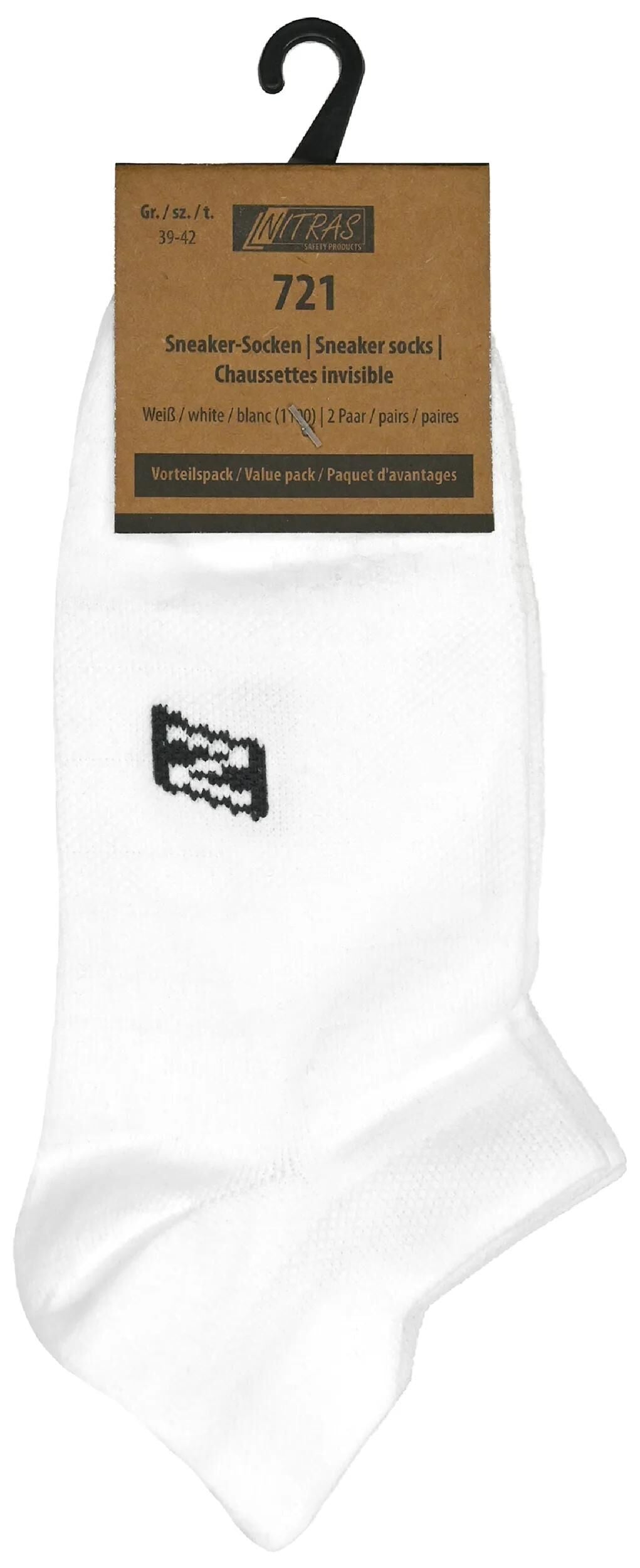 Nitras Safety Sneaker-Sock.Nous GR.35-38 Nitras 1PK avec 2 paires