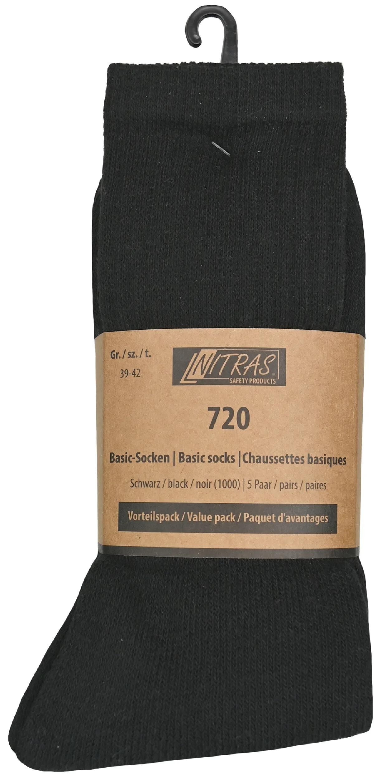 Nitras Safety Basic-Socks SW Gr.47-50 Nitras 1HK avec 5 paires