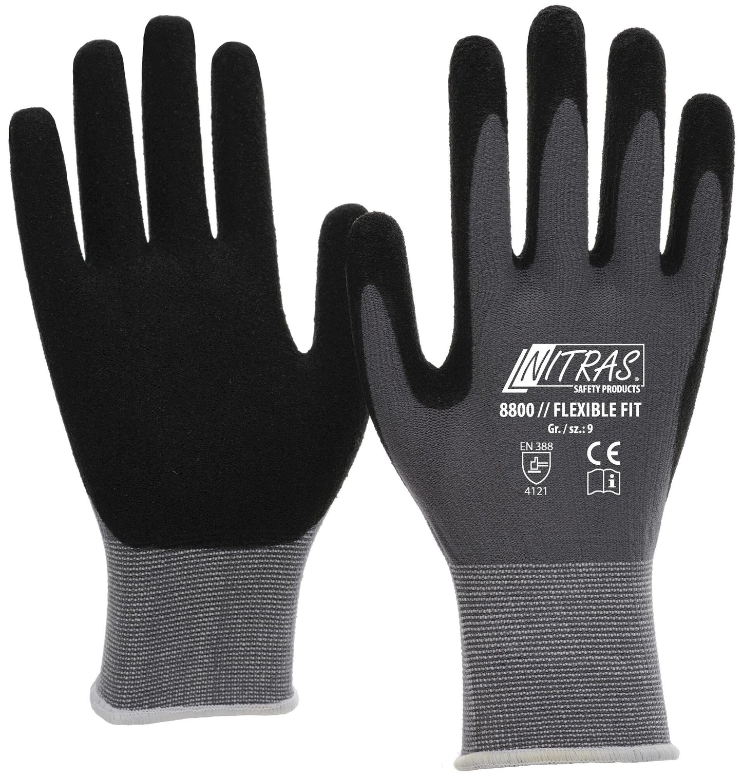 Nitras Safety Nitras Glove en tricot fin ajustement flexible