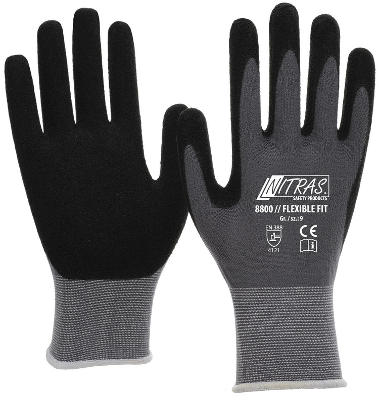 Nitras Safety Nitras Glove en tricot fin ajustement flexible