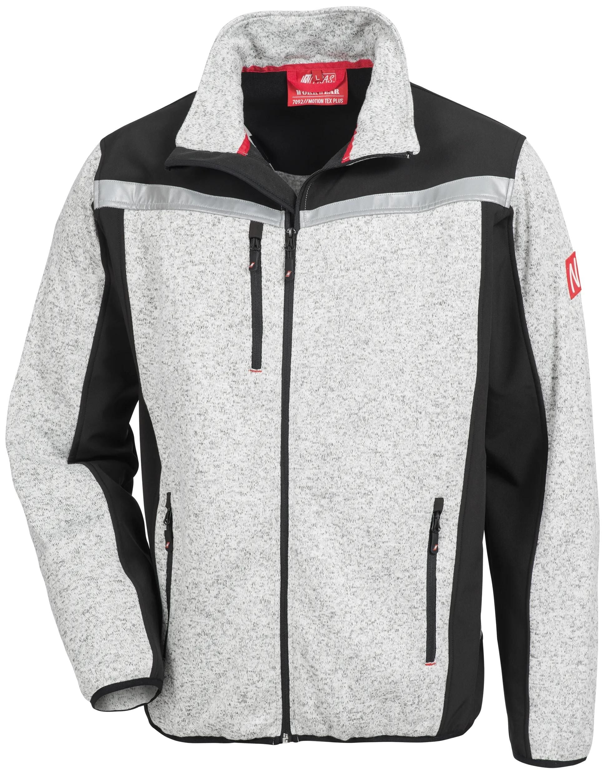 Veste de coffre-t-tricot de sécurité nitras. Motion Tex plus Gray