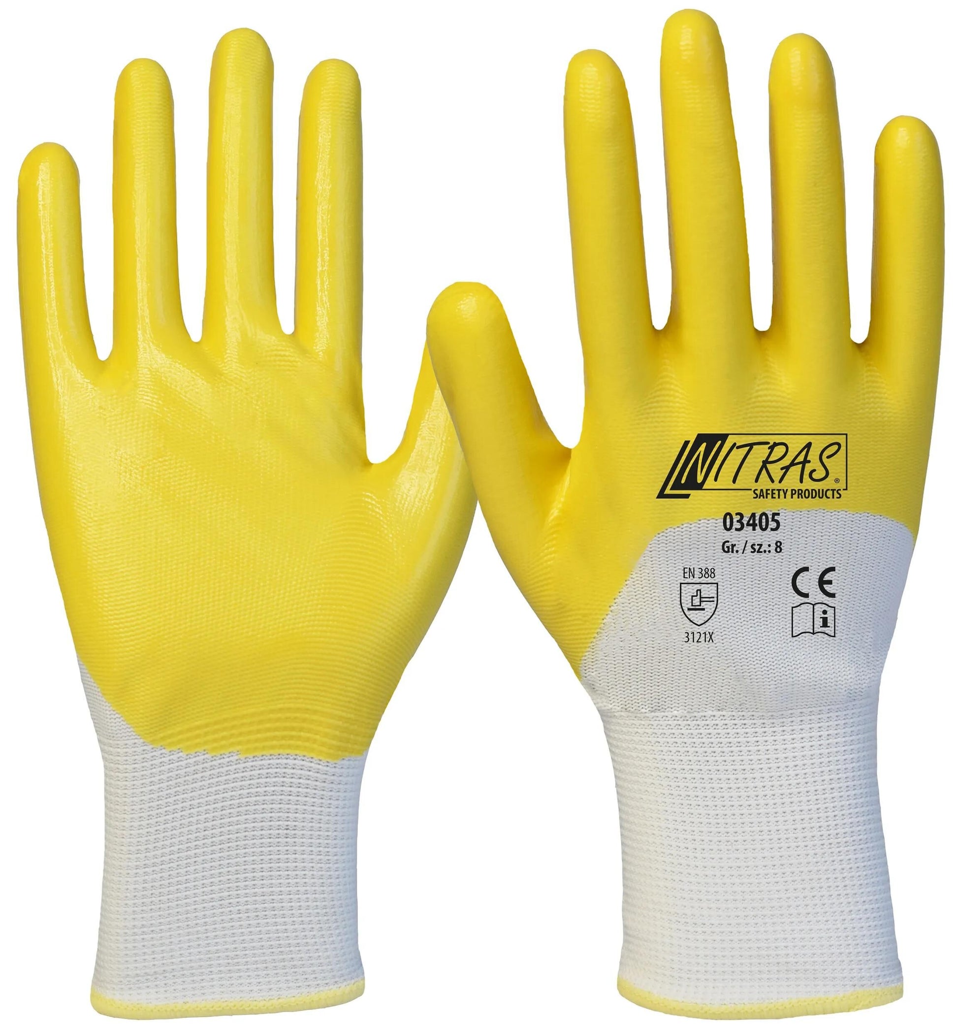 Nitras Safety Nitrile Glove Taille 9 Nitras
