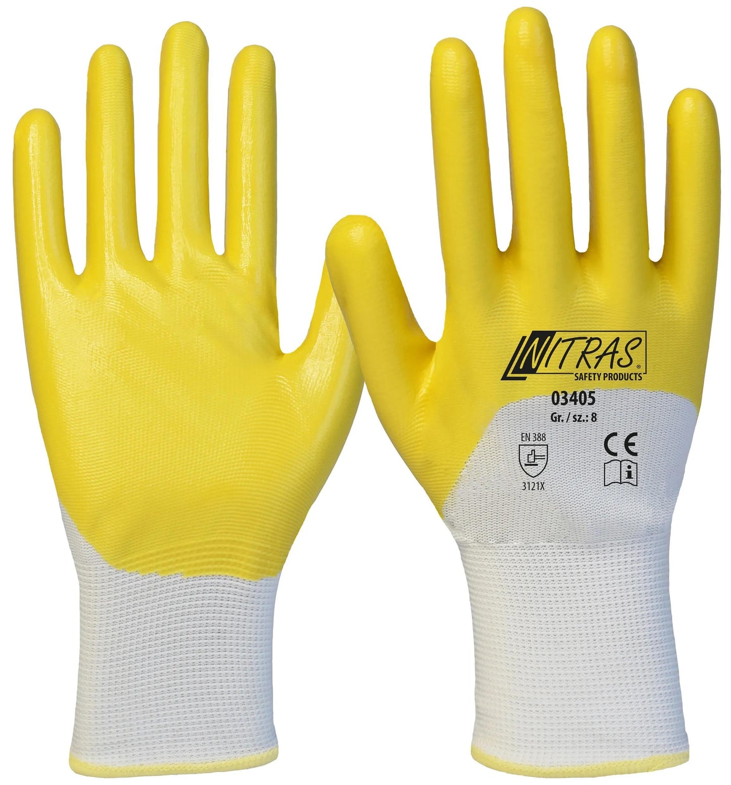 Nitras Safety Nitrile Glove Taille 10 Nitras