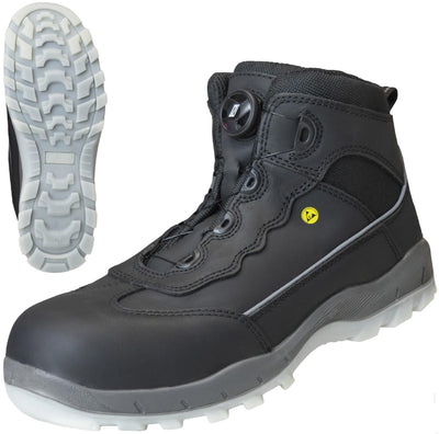 Bottes de sécurité de sécurité du Nitras Gr. 42 Sport Step à mi-ajustement