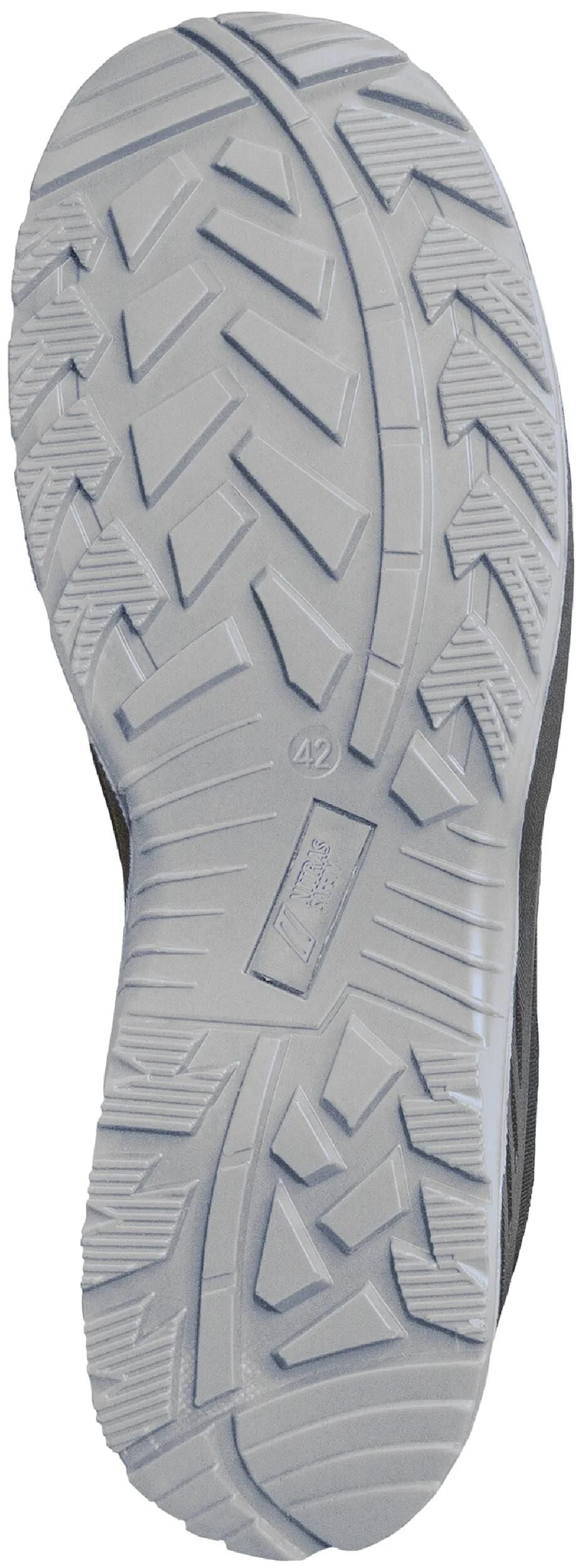 Bottes de sécurité de sécurité du Nitras Gr. 42 étape solide au milieu du gris