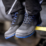 Bottes de sécurité de sécurité du Nitras Gr. 43 Bleu à mi-parole solide - afbeelding 1